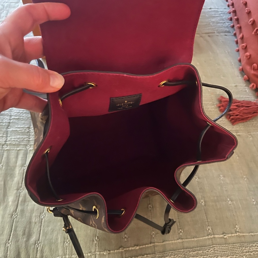 Louis Vuitton Brown and Black Monogram Backpack - Picture 3 of 7